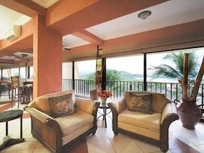 Living Room w/ Ocean View
