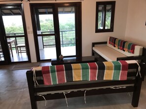 Main house open living area and sleeper couches