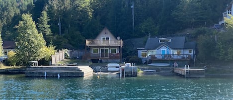 Lake front cabin.