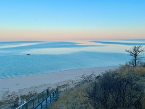 Breathtaking sunrises from the homes 4 season room with fresh cappuccino in hand