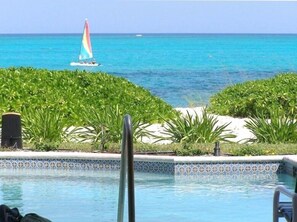 Ocean view from pool patio