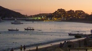 Peaceful Medano Beach at sunset