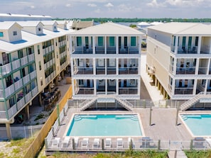 Pool (Shared by both Caribe A and B) and Rear Exterior