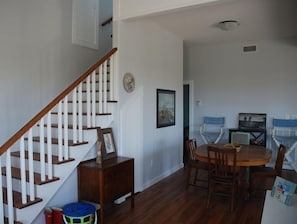 Stairs and Dining area