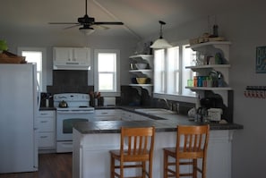 Kitchen with a view of the wetlands