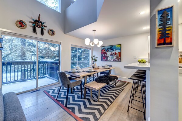 Dining Table + Kitchen