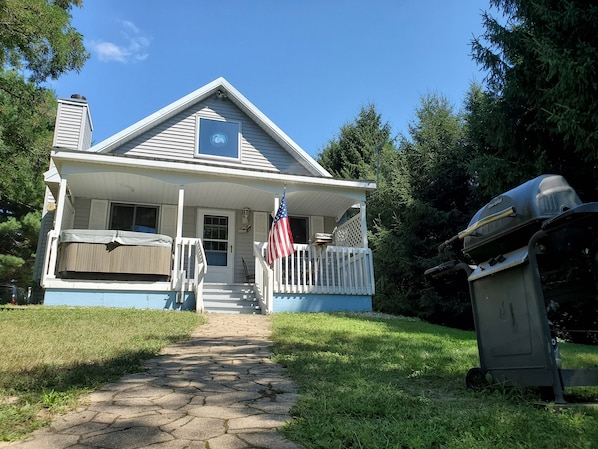 Lake side of the house