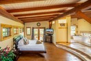 Master bedroom with balcony