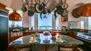 Kitchen with Nautical Features, Breakfast Bar and Ocean Views for that Cook