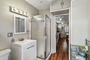 Bathroom from back door