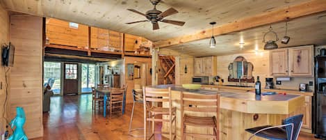 Cullowhee Vacation Rental | 2BR | 1.5BA | 1,208 Sq Ft | Steps Required