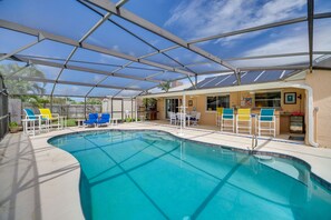 Lanai | Private Pool | Outdoor Shower | Single-Story Property