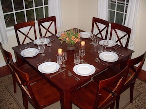 Dining area for eight (8)