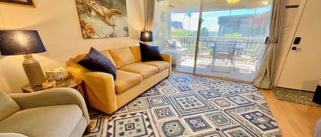 Condo 23 Living Room ~ Kihei Kai Maui Vacation Rental