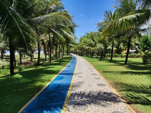 Pista de cooper e ciclovia