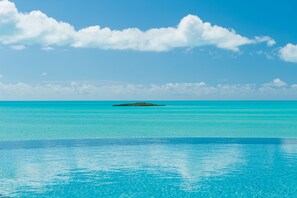 Pool is 40 ft above the beach below
