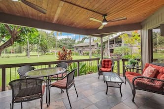 Golfers Fave! Lanai+Wet Bar, Kitchen, AC, WiFi, Flat Screen+Laundry–Kanaloa at Kona 502