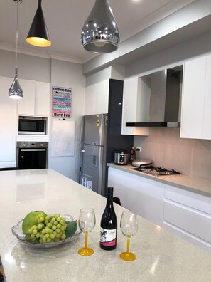 Long kitchen island 