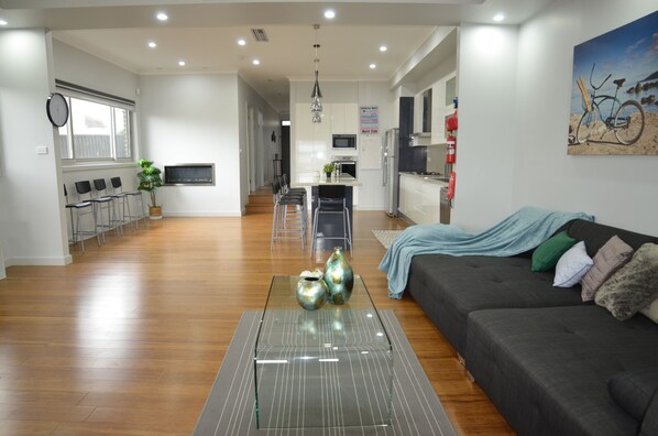 Combine living room and kitchen