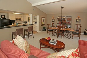 Great Room is bright and welcoming