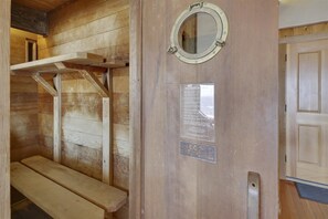 Sauna Entrance