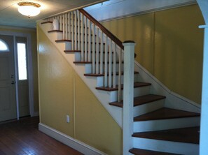 Hardwood Staircase & Hallway