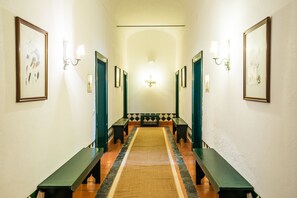 corredor dos quartos