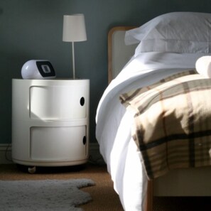 Super kingsize master bedroom with White Co linen