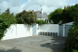 Secluded location and loads of parking