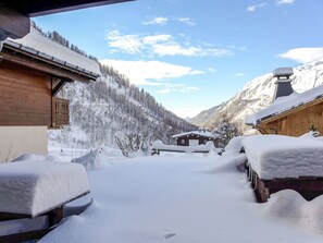 Snow, Winter, Freezing, Property, Mountain, Sky, Alps, Mountain Range, House, Ice