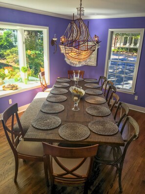 BEAUTIFUL dining table that will seat 12