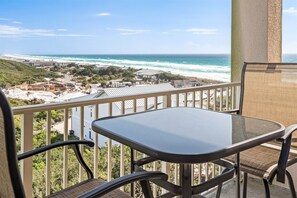 Balcony Seating accessed from Living Room & Master BR