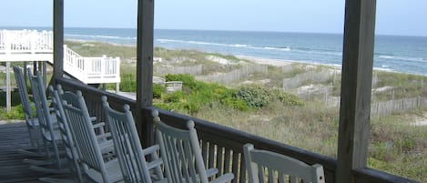 View of Atlantic Ocean from porch