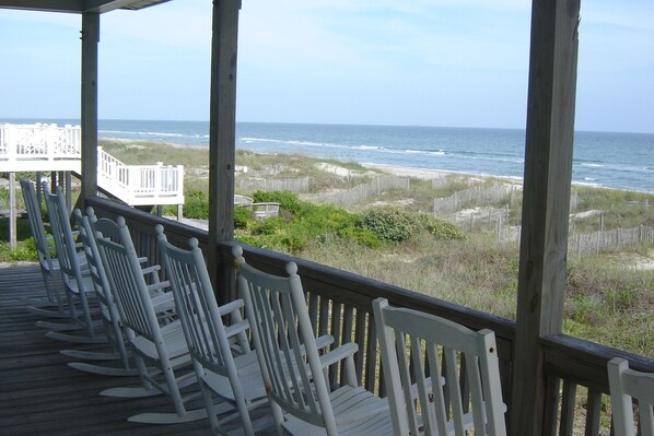 View of Atlantic Ocean from porch