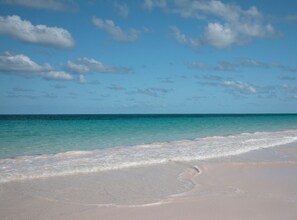 Our beach, Windermere beach, 4 miles of pink sand