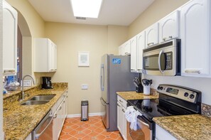 New upgraded countertops in your condo will be sure to please!