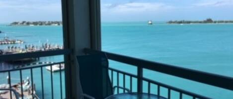 SEAPORT PANORAMA in Old Town, Key West, FL (Beach-Pool-BBQ) Actual balcony view