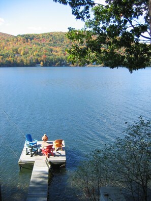 Relax on the private dock and enjoy the view.