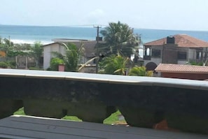 Sea view from open roof room