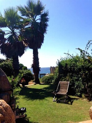 garden solarium area (by the pool)