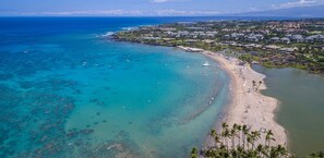 "A" Bay, white sand beach located in Waikoloa Beach Resort