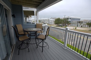 street side second floor deck