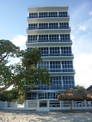 View of Building from the beach