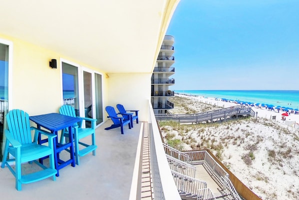 Balcony View - 
Sea Dunes Resort Unit 202 Fort Walton Beach Okaloosa Island Vacation Rentals