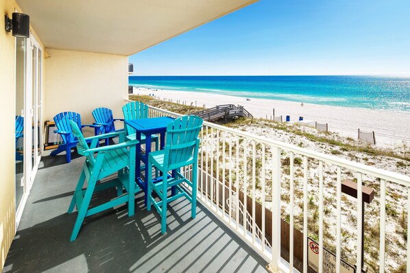 Balcony View - 
Sea Dunes Resort Unit 202 Fort Walton Beach Okaloosa Island Vacation Rentals
