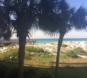 VIEW OF THE GULF OF MEXICO FROM OUR CONDO 