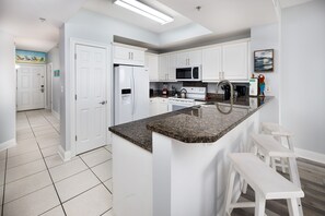 Full Kitchen - 
Summer Place Resort, Unit 305 Okaloosa Island Fort Walton Beach Vacation Rentals