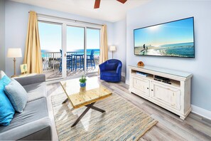 Living Room - 
Summer Place Resort, Unit 305 Okaloosa Island Fort Walton Beach Vacation Rentals