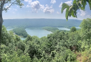 View of lake from house