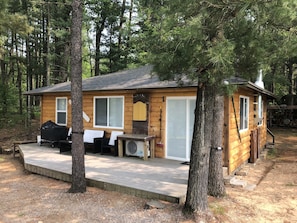 Lakeside sitting deck